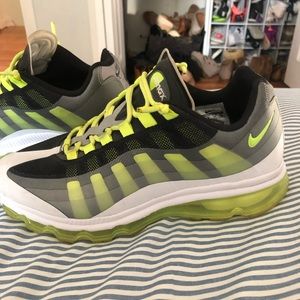 Nike Air Max 95Mens BlackWhite Neon Yellow Size 10